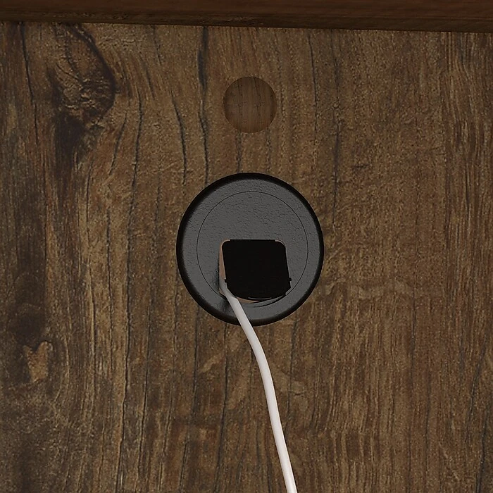 Bush Furniture Latitude Printer Stand File Cabinet, Rustic Brown Embossed (LAF124RB-03) Bush Furniture Latitude Printer Stand File Cabinet, Rustic Brown Embossed (LAF124RB-03) -Office Supply Shop sp47156574 sc7