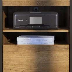 Bush Furniture Latitude Printer Stand File Cabinet, Rustic Brown Embossed (LAF124RB-03) 6 Bush Furniture Latitude Printer Stand File Cabinet, Rustic Brown Embossed (LAF124RB-03) -Office Supply Shop sp47156580 sc7