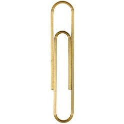 JAM Paper Jumbo Paper Clip, Gold, 75/pack (21832060) -Office Supply Shop sp4798231 sc7