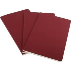 Moleskine Cahier Soft Cover Journal, 5" X 8.25", Cranberry Red, 3/Pack (931014) -Office Supply Shop sp48967428 sc7 1