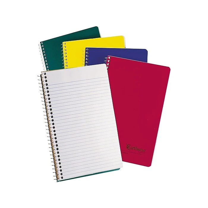 Oxford Earthwise 3-Subject Notebook, 6" x 9.5", College Ruled, 150 Sheets, Assorted Colors (25447) Oxford Earthwise 3-Subject Notebook, 6" X 9.5", College Ruled, 150 Sheets, Assorted Colors (25447) -Office Supply Shop sp49507892 sc7