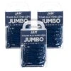 JAM Paper Jumbo Smooth Paper Clip, Dark Blue, 3 Packs Of 75 (42186869B)