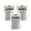 JAM Paper Jumbo Paper Clips, White, 3 Packs Of 75 (2184934B)