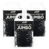 JAM Paper Jumbo Paper Clip, Black, 3 Packs Of 75 (2184933B)