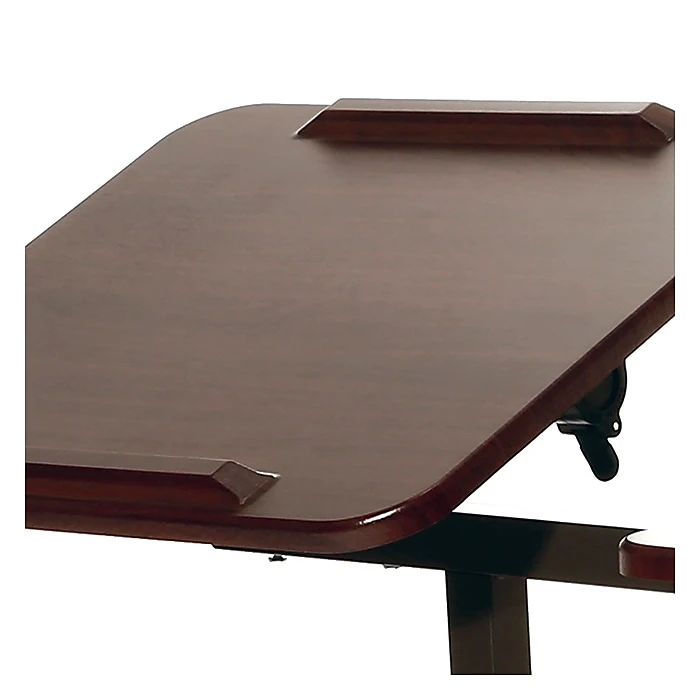Seville Classics Airlift 40"H Tilting Sit-Stand Computer Desk Cart with Mouse Pad Table, Walnut (WEB234) Seville Classics Airlift 40"H Tilting Sit-Stand Computer Desk Cart With Mouse Pad Table, Walnut (WEB234) -Office Supply Shop sp50744652 sc7