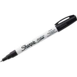 Sharpie Paint Oil-Based Marker, Extra Fine Tip, Black Ink (1874990)