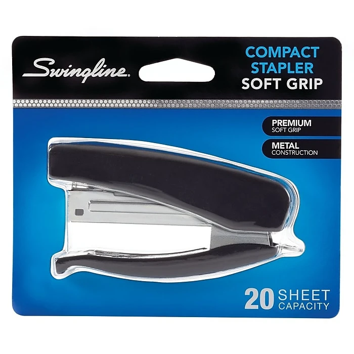 Swingline® Soft Grip Hand Stapler, 20 Sheet Capacity, Black (09901) Swingline® Soft Grip Hand Stapler, 20 Sheet Capacity, Black (09901) -Office Supply Shop sp56867791 sc7