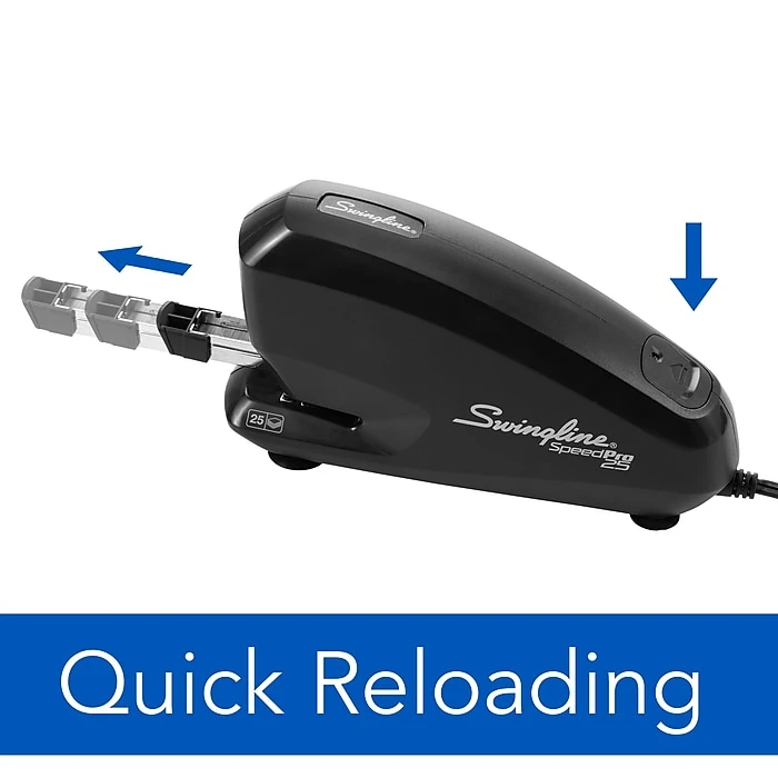 Swingline Speed Pro™ Electric Stapler Value Pack (Premium Staples & Staple Remover Included), 25 Sheet Capacity, Black (42140) Swingline Speed Pro™ Electric Stapler Value Pack (Premium Staples & Staple Remover Included), 25 Sheet Capacity, Black (42140) -Office Supply Shop sp56867799 sc7