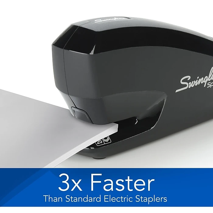 Swingline Speed Pro™ Electric Stapler Value Pack (Premium Staples & Staple Remover Included), 25 Sheet Capacity, Black (42140) Swingline Speed Pro™ Electric Stapler Value Pack (Premium Staples & Staple Remover Included), 25 Sheet Capacity, Black (42140) -Office Supply Shop sp56867800 sc7