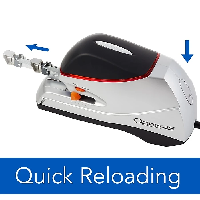 Swingline® Optima® Electric Stapler Value Pack (High Capacity Staples & Remover), 45 Sheet Capacity, Silver (48209) Swingline® Optima® Electric Stapler Value Pack (High Capacity Staples & Remover), 45 Sheet Capacity, Silver (48209) -Office Supply Shop sp56868037 sc7
