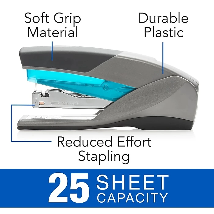 Swingline Optima Stapler, 25 Sheet Capacity, Blue/Gray (66404) Swingline Optima Stapler, 25 Sheet Capacity, Blue/Gray (66404) -Office Supply Shop sp56869756 sc7