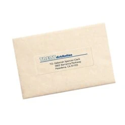 Avery Easy Peel Inkjet Address Labels, 1-1/3" X 4", Clear, 14 Labels/Sheet, 25 Sheets/Pack, 350 Labels/Pack (8662) 5 Avery Easy Peel Inkjet Address Labels, 1-1/3" X 4", Clear, 14 Labels/Sheet, 25 Sheets/Pack, 350 Labels/Pack (8662) -Office Supply Shop sp57017466 sc7