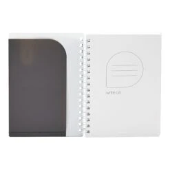 Poppin Pocket Notebook, 6" X 8.5", College Ruled, 80 Sheets, Dark Gray (104436) -Office Supply Shop sp57451696 sc7