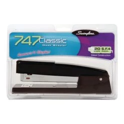 Swingline 747 Classic Desktop Stapler, 20 Sheet Capacity, Black (S7074701G) 3 Swingline 747 Classic Desktop Stapler, 20 Sheet Capacity, Black (S7074701G) -Office Supply Shop sp58911946 sc7