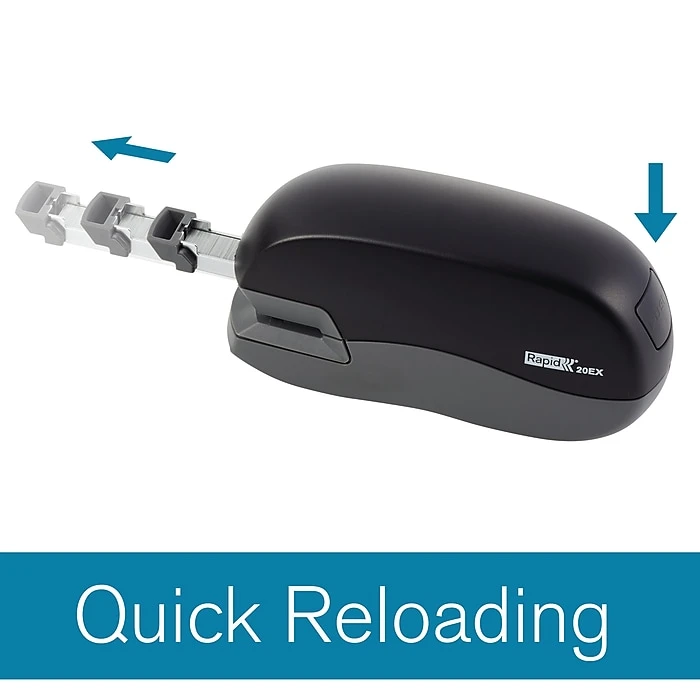 Rapid Fixativ 20EX Automatic Electric Desktop Stapler, 20 Sheet Capactiy, Black (73126) Rapid Fixativ 20EX Automatic Electric Desktop Stapler, 20 Sheet Capactiy, Black (73126) -Office Supply Shop sp58915019 sc7