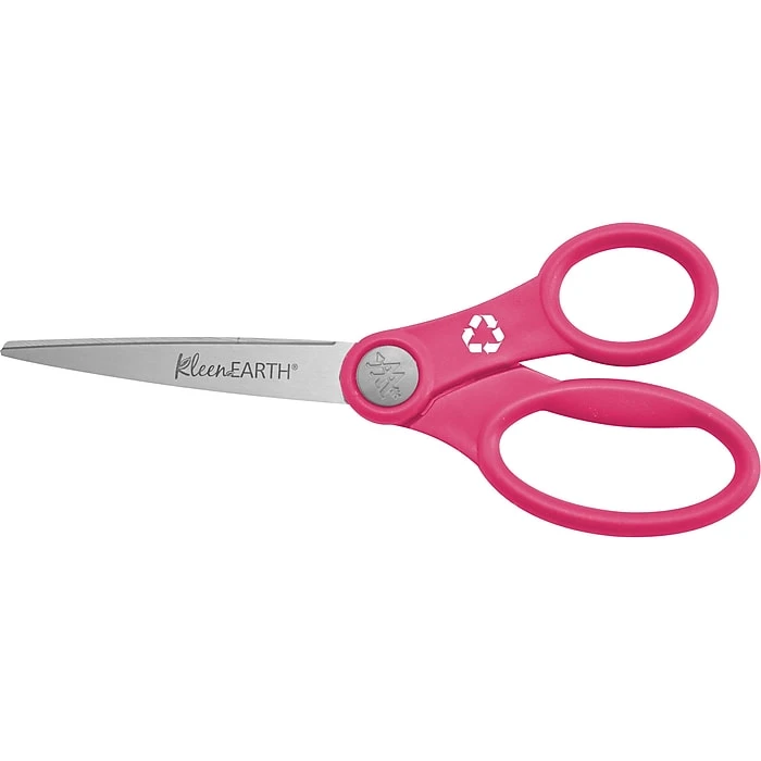Westcott KleenEarth 8" Stainless Steel Standard Scissors, Assorted Colors, 2/Pack (14882) Westcott KleenEarth 8" Stainless Steel Standard Scissors, Assorted Colors, 2/Pack (14882) -Office Supply Shop sp61620533 sc7