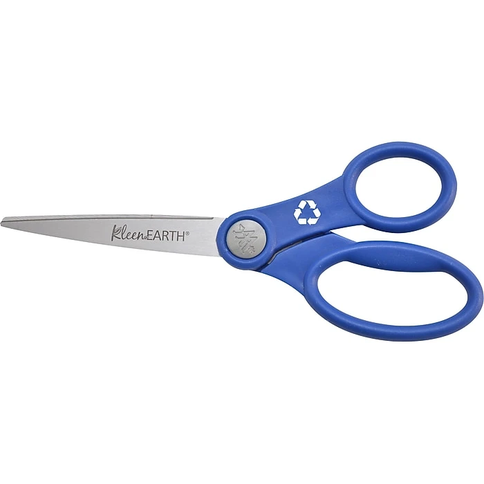 Westcott KleenEarth 8" Stainless Steel Standard Scissors, Assorted Colors, 2/Pack (14882) Westcott KleenEarth 8" Stainless Steel Standard Scissors, Assorted Colors, 2/Pack (14882) -Office Supply Shop sp61620534 sc7