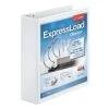 Cardinal ExpressLoad ClearVue 2" 3-Ring View Binder, White (CRD 49120)
