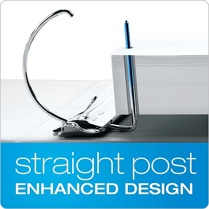 Cardinal ExpressLoad ClearVue 2" 3-Ring View Binder, White (CRD 49120) Cardinal ExpressLoad ClearVue 2" 3-Ring View Binder, White (CRD 49120) -Office Supply Shop sp64628120 sc7