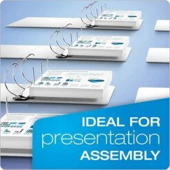 Cardinal ExpressLoad ClearVue 2" 3-Ring View Binder, White (CRD 49120) 2 Cardinal ExpressLoad ClearVue 2" 3-Ring View Binder, White (CRD 49120) -Office Supply Shop sp64628121 sc7