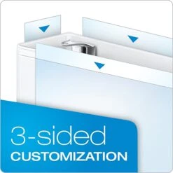 Cardinal ExpressLoad ClearVue 2" 3-Ring View Binder, White (CRD 49120) 4 Cardinal ExpressLoad ClearVue 2" 3-Ring View Binder, White (CRD 49120) -Office Supply Shop sp64628123 sc7
