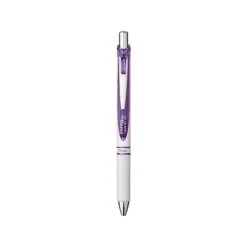Pentel EnerGel Pearl Retractable Gel Pen, Medium Point, Violet Ink (BL77PW-V)