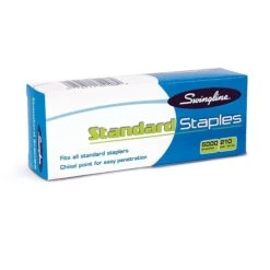 Swingline Standard Staples, 1/4" Leg Length, 5,000 Staples/Box, 100 Boxes/Carton (35108CT) -Office Supply Shop sp69764709 sc7