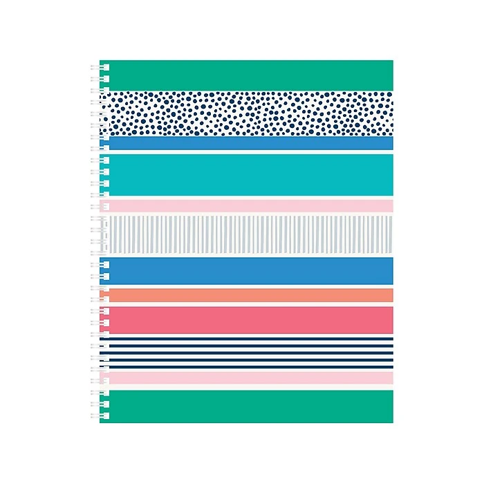 Carolina Pad Day Trip 1-Subject Notebook, 8.5" x 10.5", College Ruled, 80 Sheets, Assorted Colors (00021) Carolina Pad Day Trip 1-Subject Notebook, 8.5" X 10.5", College Ruled, 80 Sheets, Assorted Colors (00021) -Office Supply Shop sp73175944 sc7