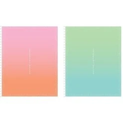 Carolina Pad Sherbert Notes 1-Subject Notebook, 8.5" X 10.5", College Ruled, 80 Sheets, Assorted Colors (00025)