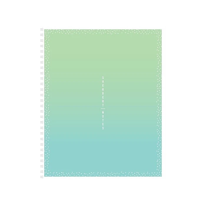 Carolina Pad Sherbert Notes 1-Subject Notebook, 8.5" x 10.5", College Ruled, 80 Sheets, Assorted Colors (00025) Carolina Pad Sherbert Notes 1-Subject Notebook, 8.5" X 10.5", College Ruled, 80 Sheets, Assorted Colors (00025) -Office Supply Shop sp73175949 sc7