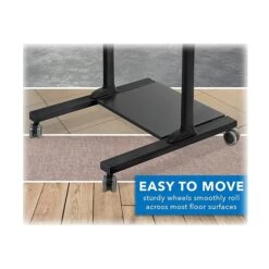 Mount-It! 37"-55" Plastic/Steel Adjustable Desk, Black/Gray (MI-7970) 4 Mount-It! 37"-55" Plastic/Steel Adjustable Desk, Black/Gray (MI-7970) -Office Supply Shop sp73744464 sc7