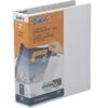 Stride QuickFit 2" 3-Ring View Binder, White (87030)