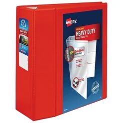 Avery Heavy Duty 5" 3-Ring View Binder, Black (79606) -Office Supply Shop sp75155216 sc7