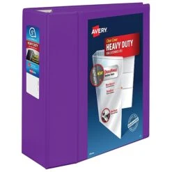 Avery Heavy Duty 5" 3-Ring View Binder, Black (79606) -Office Supply Shop sp75155412 sc7