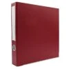 Bindertek Premium 2" 3-Ring Binder, Brick Red (3SLN-BR)