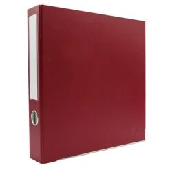Bindertek Premium 2" 3-Ring Binder, Brick Red (3SLN-BR)