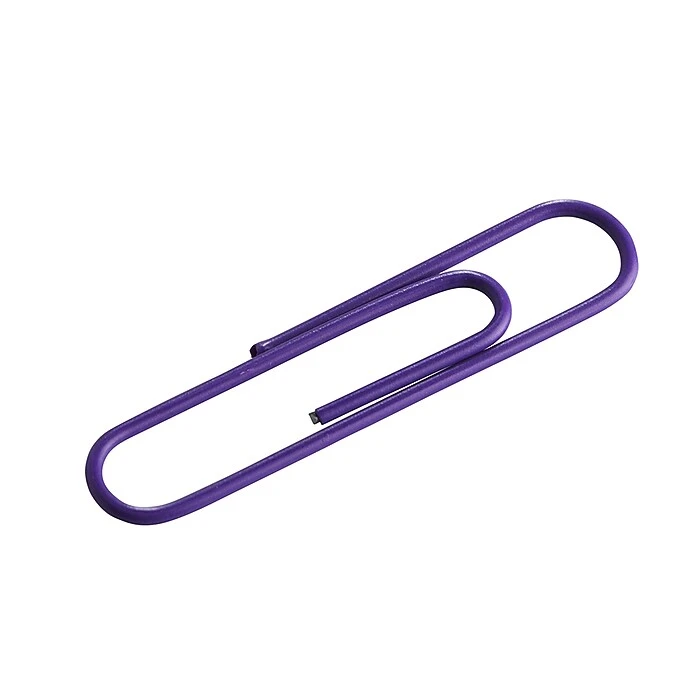 JAM Paper Jumbo Paper Clips, Purple, 75/Pack (42186879) JAM Paper Jumbo Paper Clips, Purple, 75/Pack (42186879) -Office Supply Shop sp81235584 sc7