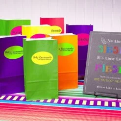 Avery Neon Laser Shipping Labels, 8 1/2" X 11", Assorted Colors, 1 Labels/Sheet, 15 Sheets/Pack (5975) -Office Supply Shop sp83628790 sc7