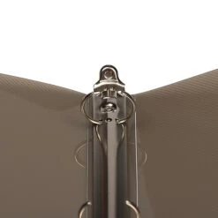 JAM Paper Designders 3/4" 3-Ring Flexible Poly Binder, Smoke Glass Twill (750T1SM) -Office Supply Shop sp85459330 sc7