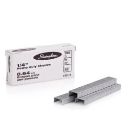 Swingline® Standard Staples, 1/4" Length, 210 Per Strip, 5,000/Per Box, 5/Box (35101S) 5 Swingline® Standard Staples, 1/4" Length, 210 Per Strip, 5,000/Per Box, 5/Box (35101S) -Office Supply Shop sp91090089 sc7