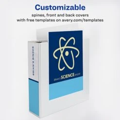 Avery Durable Standard 3" 3-Ring View Binder, White (09701) 2 Avery Durable Standard 3" 3-Ring View Binder, White (09701) -Office Supply Shop sp91972145 sc7