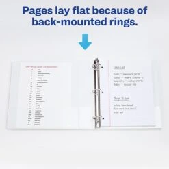 Avery Durable Standard 3" 3-Ring View Binder, White (09701) 6 Avery Durable Standard 3" 3-Ring View Binder, White (09701) -Office Supply Shop sp91972149 sc7