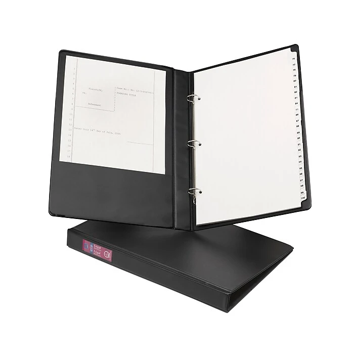 Avery 1" 3-Ring Legal Binder, Black (06400) Avery 1" 3-Ring Legal Binder, Black (06400) -Office Supply Shop sp92173218 sc7