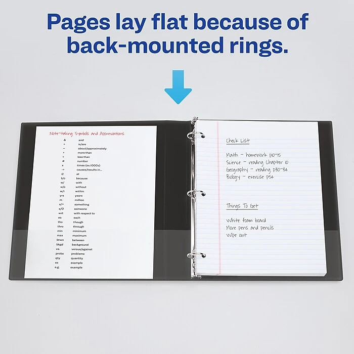 Avery 1" 3-Ring Legal Binder, Black (06400) Avery 1" 3-Ring Legal Binder, Black (06400) -Office Supply Shop sp92173290 sc7