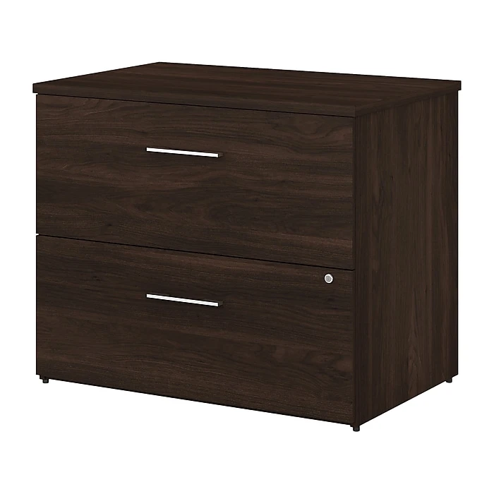 Bush Business Furniture Office 500 2-Drawer Lateral File Cabinet, Letter/Legal, Black Walnut, 35.67" (OFF136BWSU) Bush Business Furniture Office 500 2-Drawer Lateral File Cabinet, Letter/Legal, Black Walnut, 35.67" (OFF136BWSU) -Office Supply Shop sp92290605 sc7