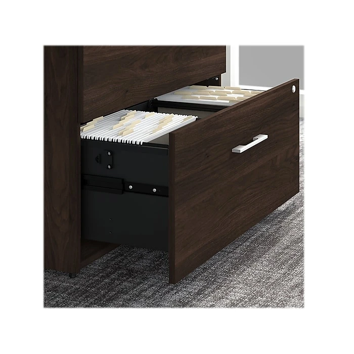 Bush Business Furniture Office 500 2-Drawer Lateral File Cabinet, Letter/Legal, Black Walnut, 35.67" (OFF136BWSU) Bush Business Furniture Office 500 2-Drawer Lateral File Cabinet, Letter/Legal, Black Walnut, 35.67" (OFF136BWSU) -Office Supply Shop sp92290607 sc7