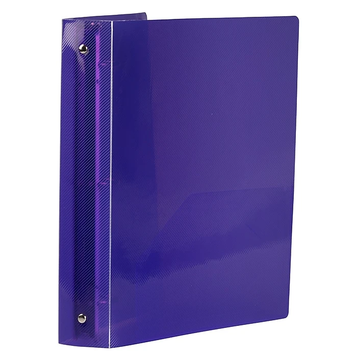 JAM Paper Designders 1 1/2" 3-Ring Flexible Poly Binders, Purple Glass Twill (275112245) JAM Paper Designders 1 1/2" 3-Ring Flexible Poly Binders, Purple Glass Twill (275112245) -Office Supply Shop sp92366376 sc7