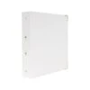 Russell+Hazel Standard 1.5" 3-Ring Non-View Binder, White (36917)