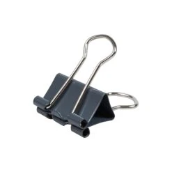 JAM Paper Colored Binder Clips, Small, 3/8" Capacity, Grey, 25/Pack (334BCGY) -Office Supply Shop sp93881015 sc7