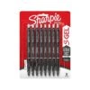 Sharpie S-Gel Retractable Gel Pen, Medium Point, Black Ink, 8/Pack (2096139)